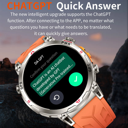 Unisex T-Rex3 GPS Sports Smartwatch – Fitness Tracker Heart Rate Monitor 3ATM Waterproof Smart Watch