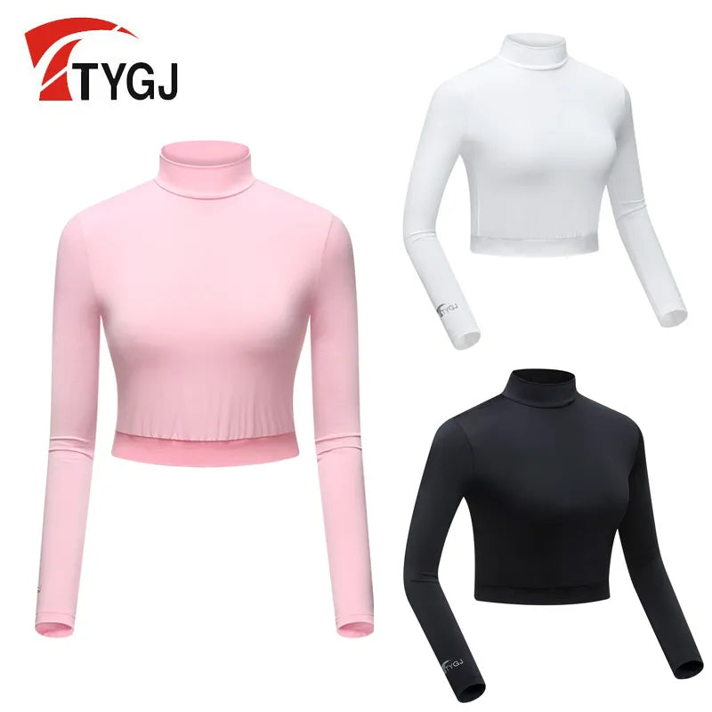 High-Waist Full Sleeve Women's Sport Shirt