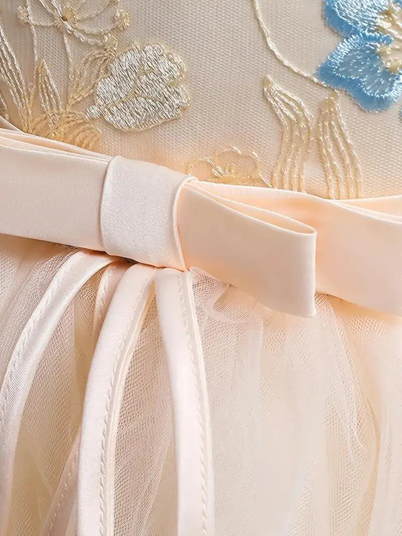 Robes d'été mi-longues pour filles de 4 à 6 ans