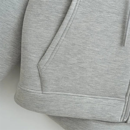 Women Streetwear Solid Hoodie Sweatshirts