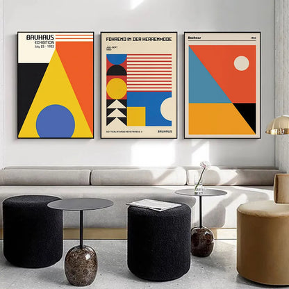 Bauhaus Geometry Pop Art Canvas Gallery