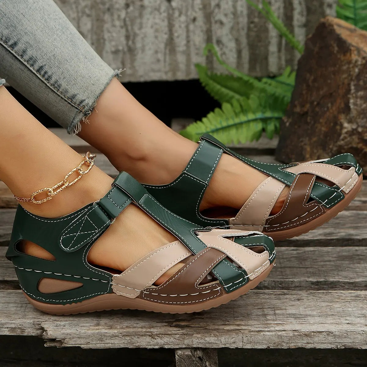 Women's Open Toe Flat Sandals For summer