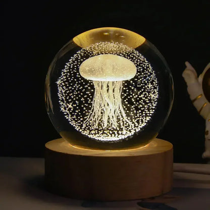 3D-Kristallplaneten-Nachtlicht-Astronomie-Globus
