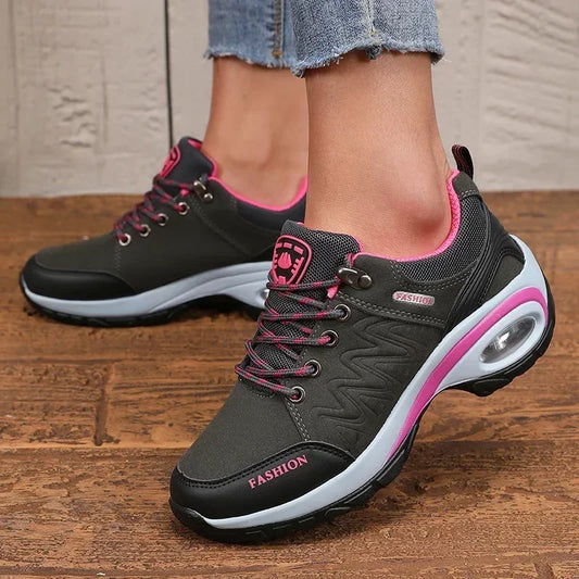 Women's Breathable Platform Lightweight Hiking Shoes