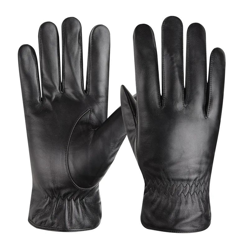 Gants d'hiver en cuir de mouton BISON DENIM