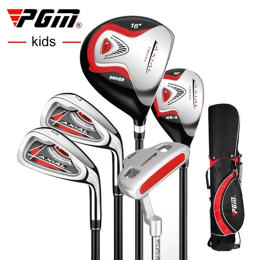 Right-Handed Kids Golf Clubs with Stand Bag & Headcovers – Lightweight Junior Golf Clubs