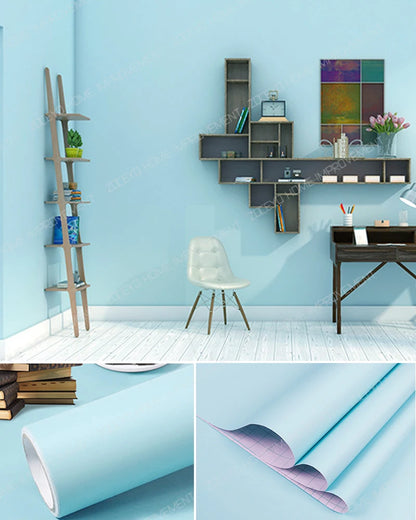 Decorative Wall Paper Furniture Renovation Stickers Kitchen Cabinet Waterproof Wallpaper.