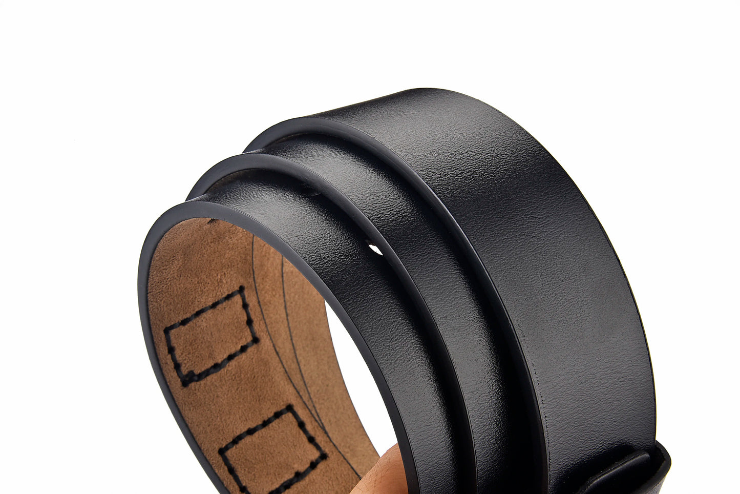 Casual Leather Jeans Belt for Men