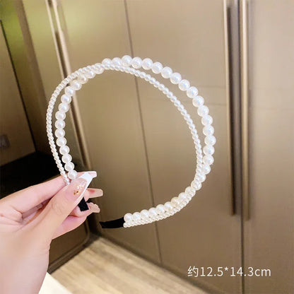 Bandes de cheveux en strass brillant pour femmes