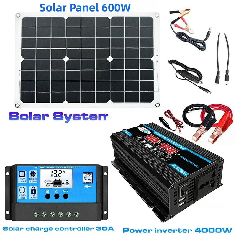 110V/220V Solar Inverter - Complete Solar Power Kit