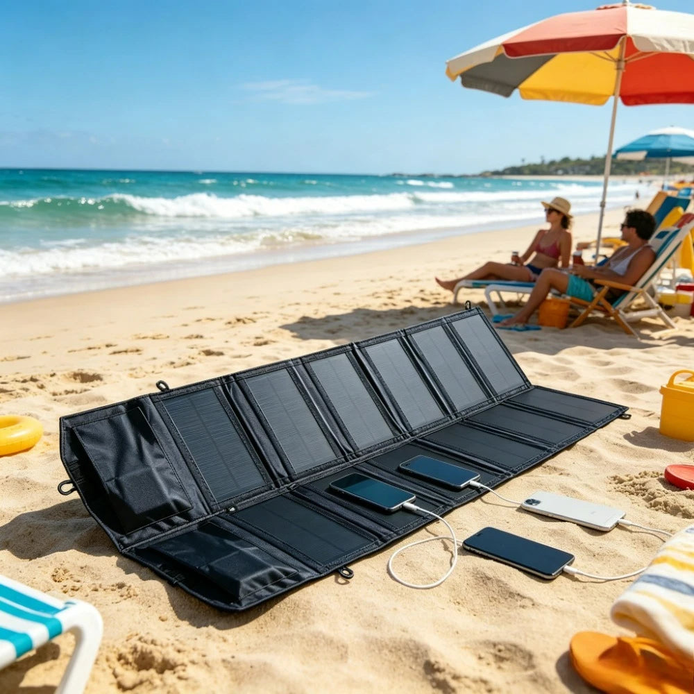 Outdoor Camping Dual USB Solar Panel Charger