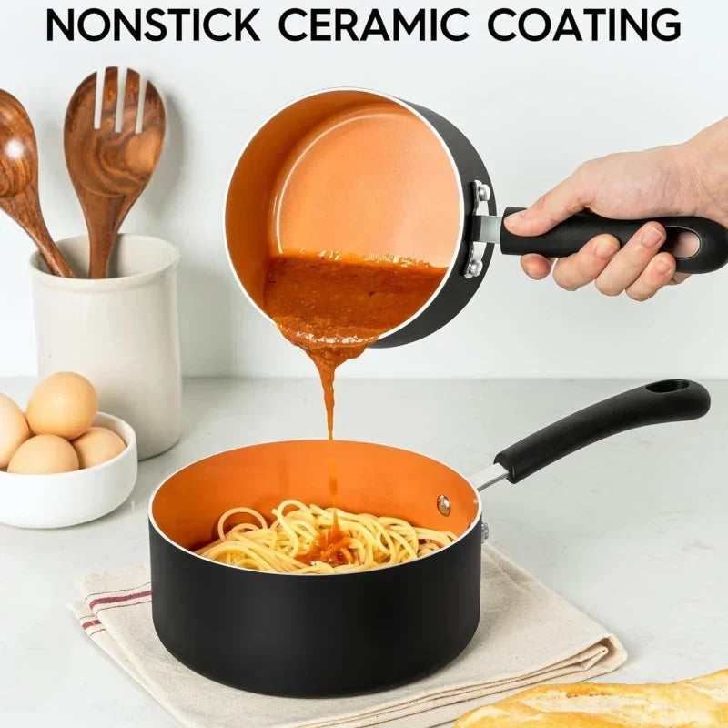Multifunktions-Antihaft-Kochtopf mit Keramikbeschichtung, Küchengeschirr-Set