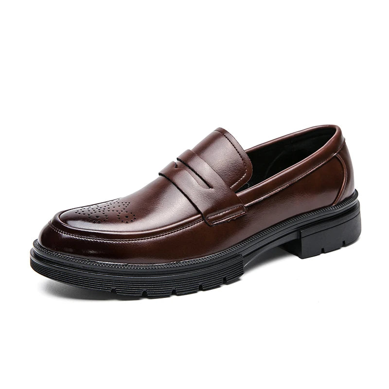Mocassins pour hommes en cuir de haute qualité