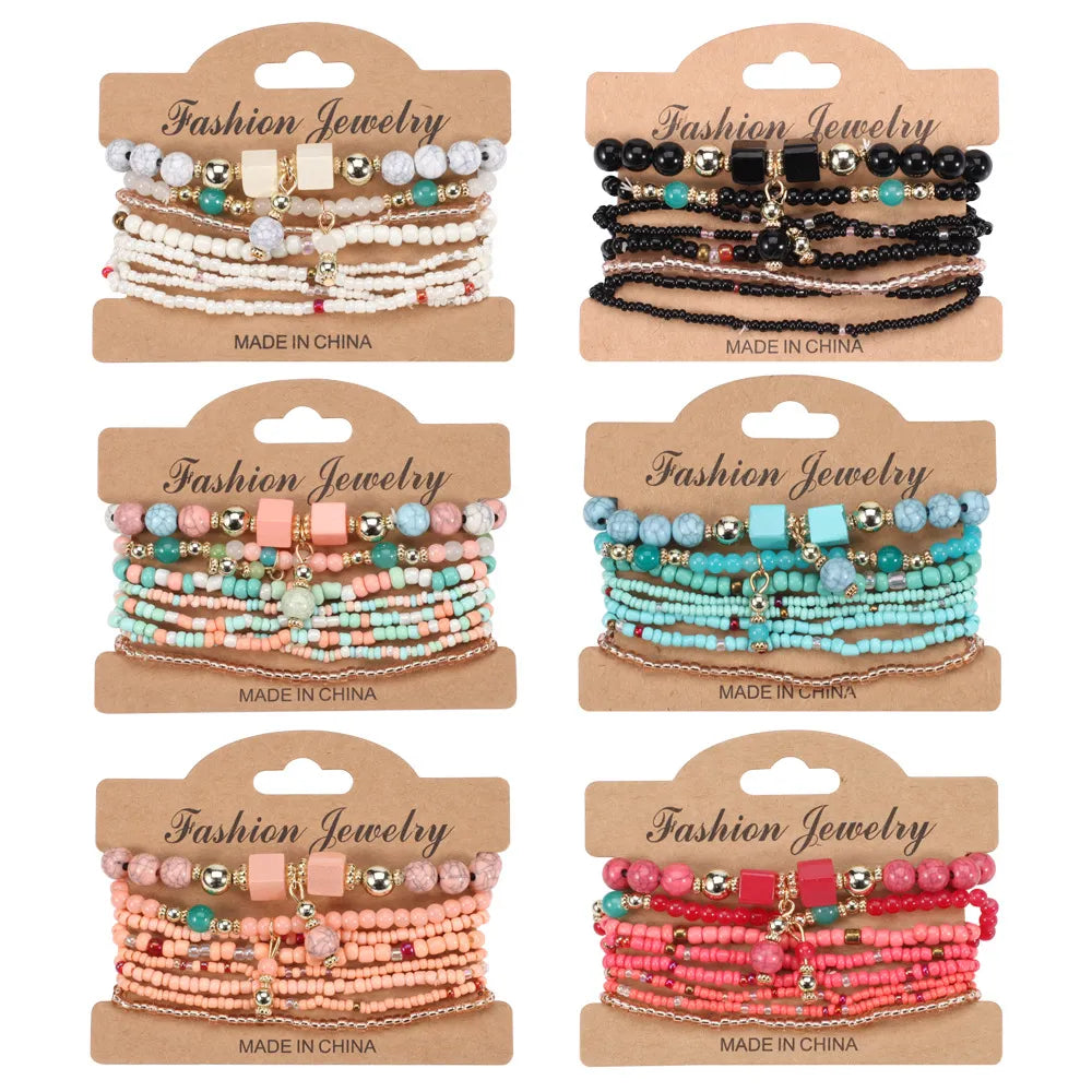 Handmade Beads Bracelet Set for Women