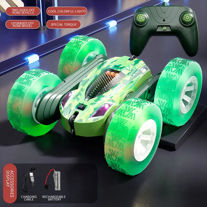 Doppelseitiges Flip-RC-Stunt-Auto