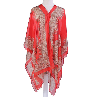 Chiffon Women Beach Cover-Up Poncho