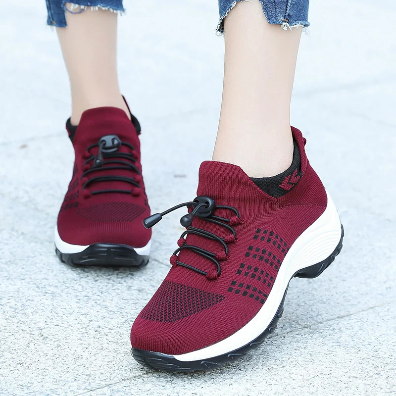 Women's Autumn Fashion Platform Sneakers