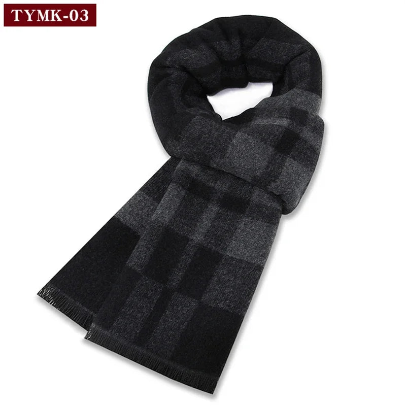 British Style Tartan Plaid Wool Scarf