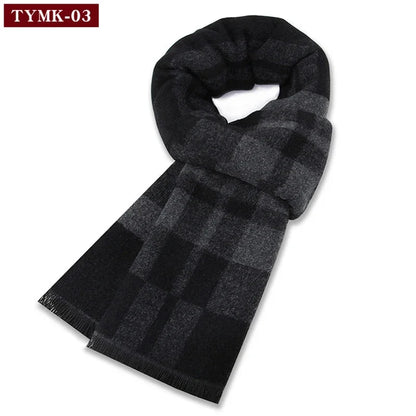 British Style Tartan Plaid Wool Scarf