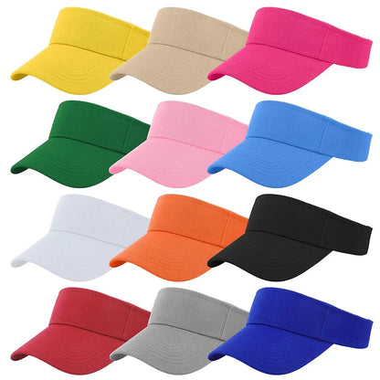 Casquette de golf unisexe avec visière de protection solaire