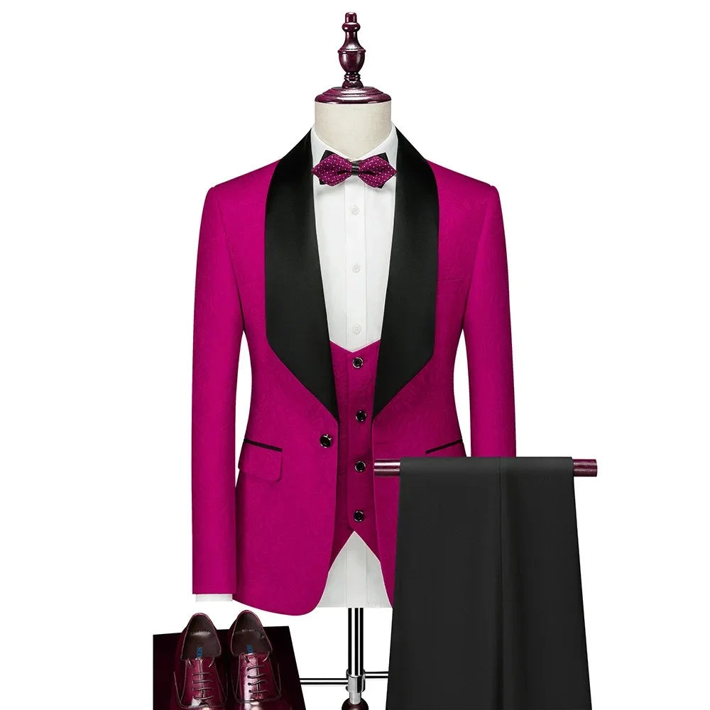 3-Piece Men's Wedding Suit