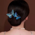 E Blue Butterfly
