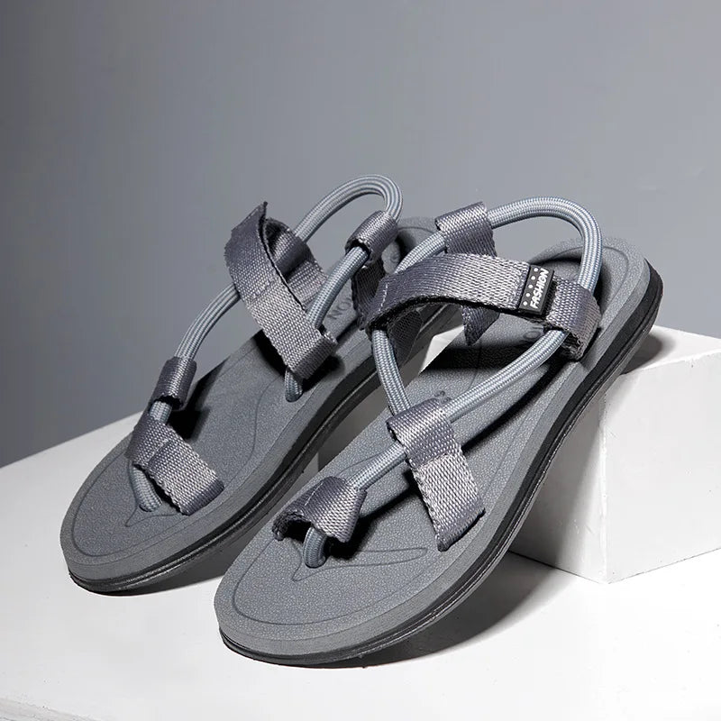 Herren-Hausschuhe mit weicher Sohle – Klobige Gladiatorensandalen 