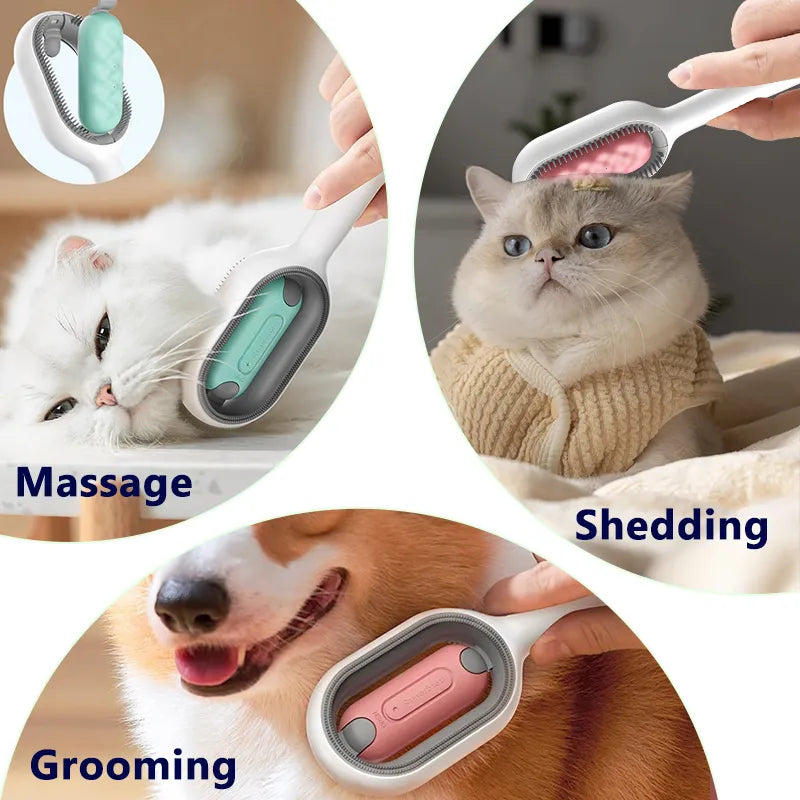 Cats Hair Brushes Grooming - Double Sided Hair Remover