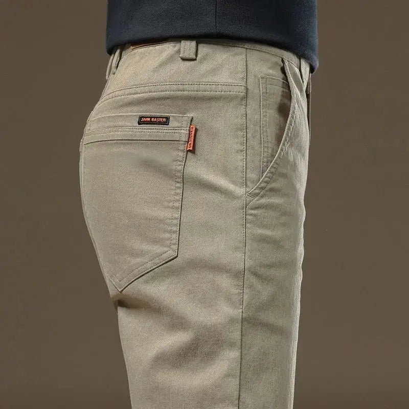 Men's Summer Thin Cotton Formal Slim Fit Pants