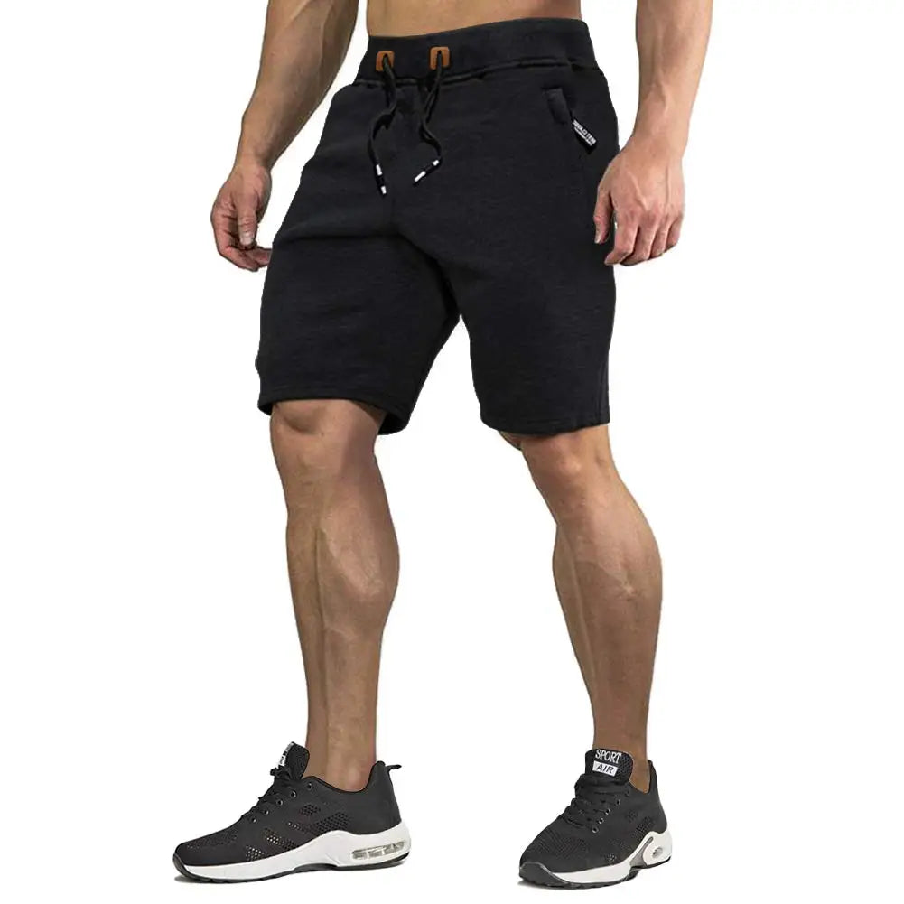 Short de course à taille élastique pour hommes