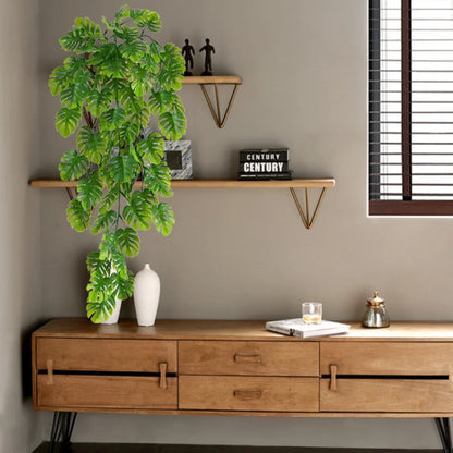 90 cm großer künstlicher Perserfarn zum Aufhängen