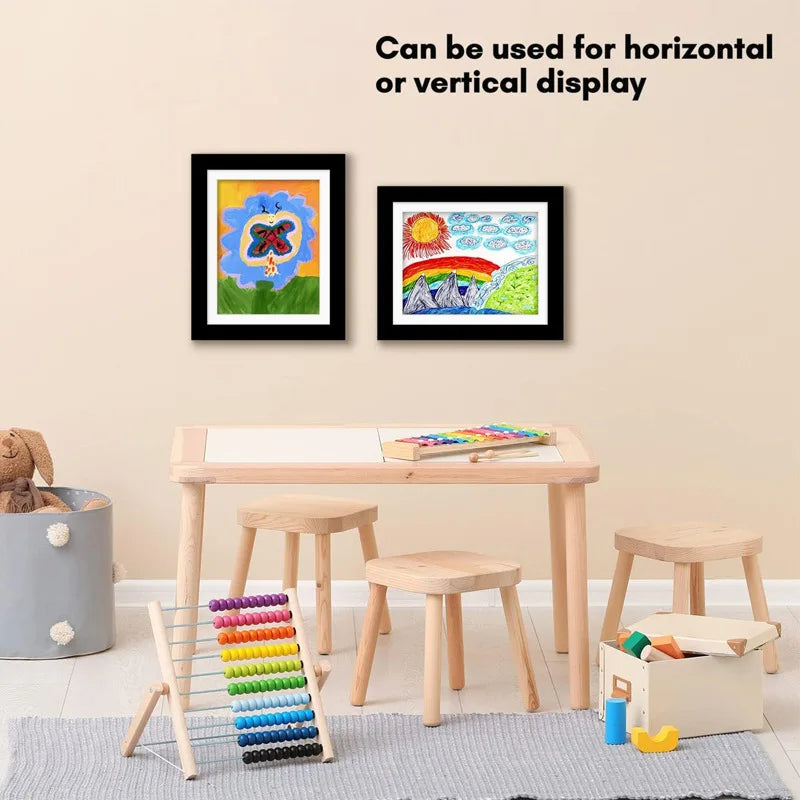 Magnetic Front-Opening Frames for Children's Art