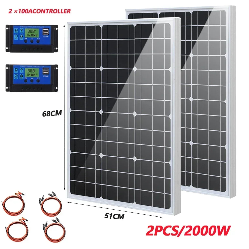 Rigid Waterproof 1000W-3000W 18V Solar Panel