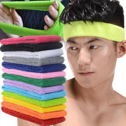 Unisex Cotton Headband for Yoga and Fitness