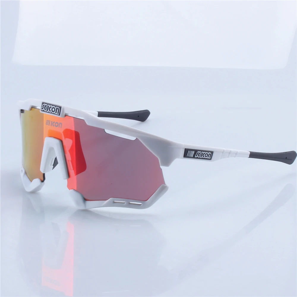 Unisex Sport UV400 photochrome Fahrradsonnenbrille 