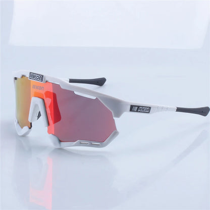 Unisex Sport UV400 photochrome Fahrradsonnenbrille 