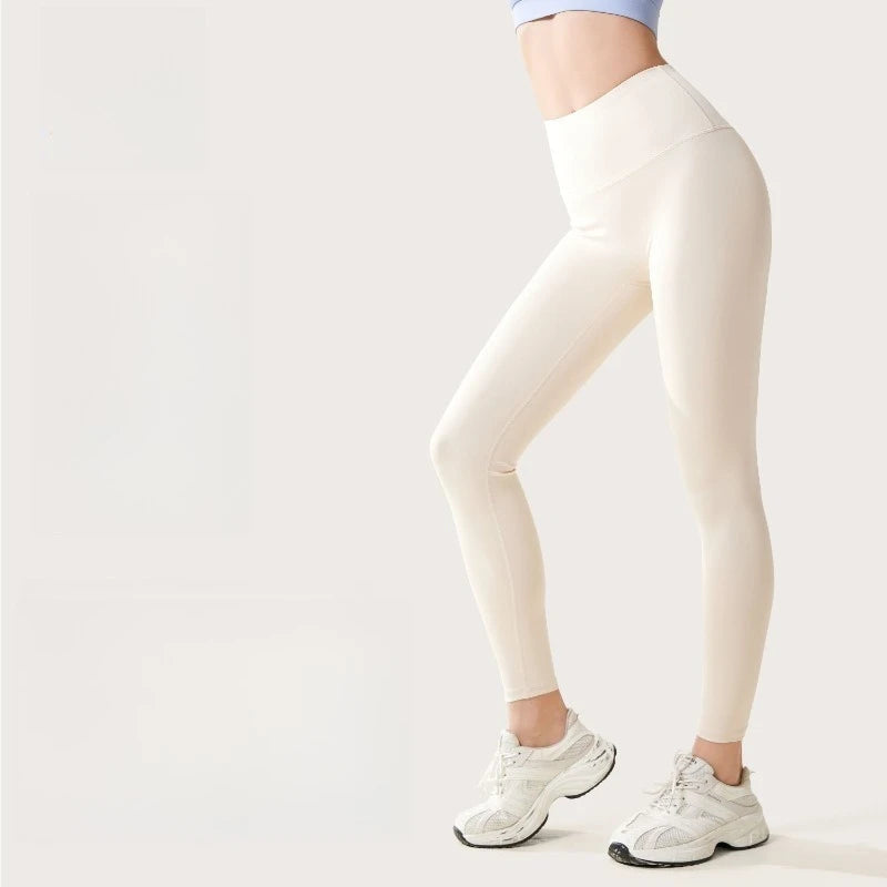 Nahtlose Yoga-Leggings mit hohem Bund für Damen – Po-Lifting- und Bauchkontrolle fürs Fitnessstudio