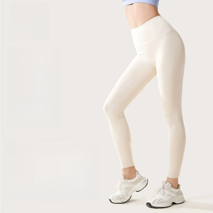 Nahtlose Yoga-Leggings mit hohem Bund für Damen – Po-Lifting- und Bauchkontrolle fürs Fitnessstudio