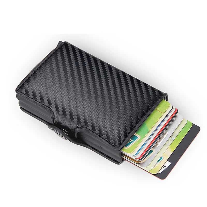 Carbon Fiber Double Anti-RFID Credit Card Holder