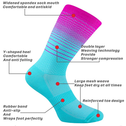 Unisex Outdoor Sports Footwear Socks for Men