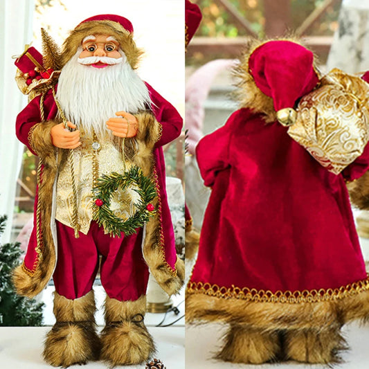 30cm Santa Claus Doll Christmas Decoration