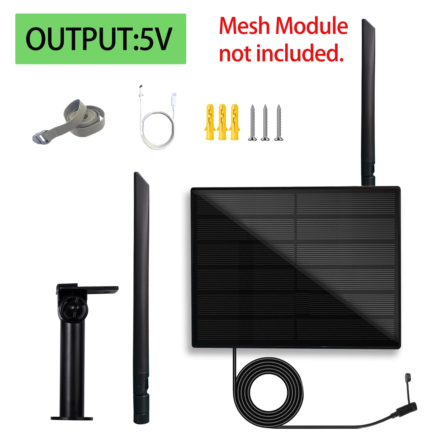Outdoor Waterproof Wall Standing Solar Panel