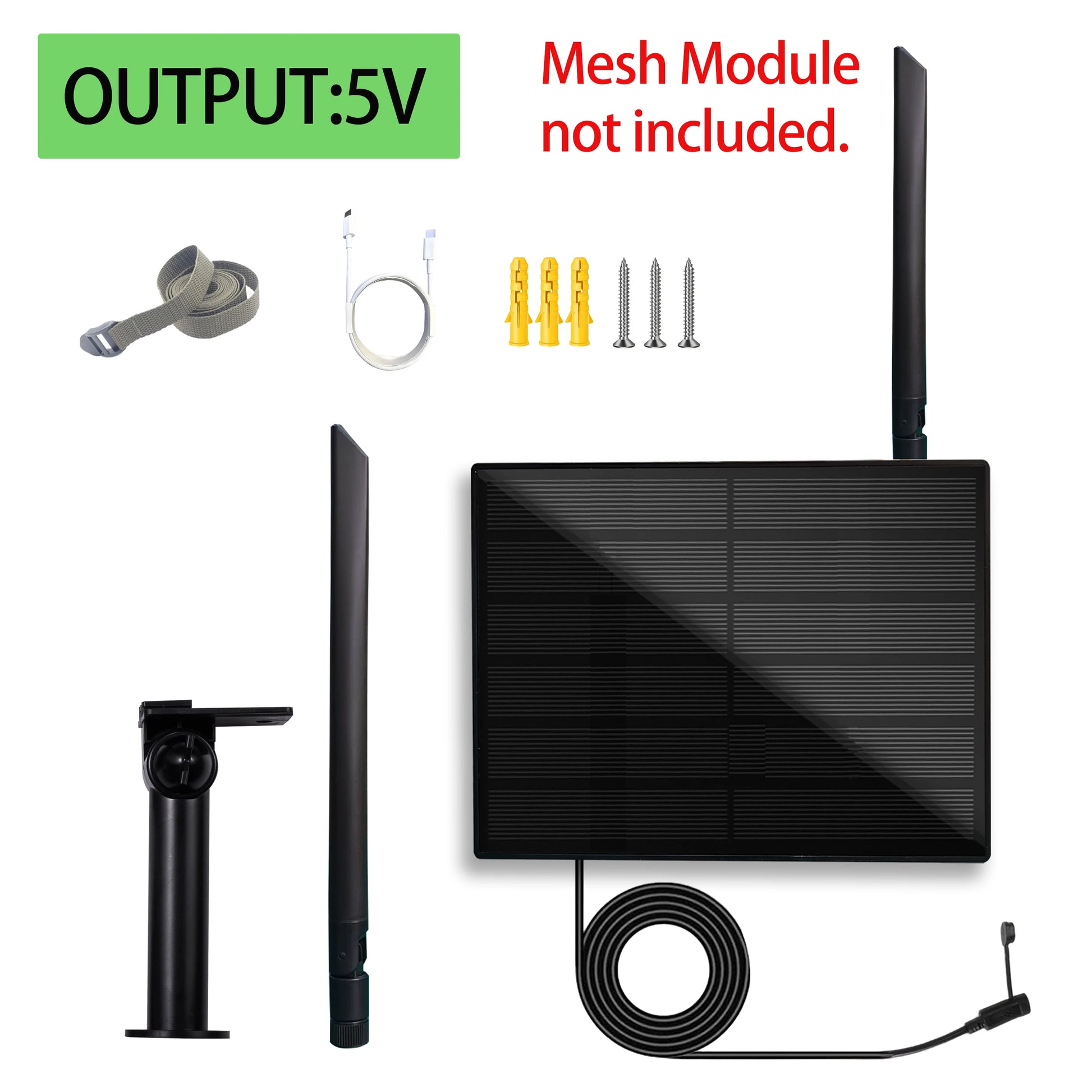 Outdoor Waterproof Wall Standing Solar Panel