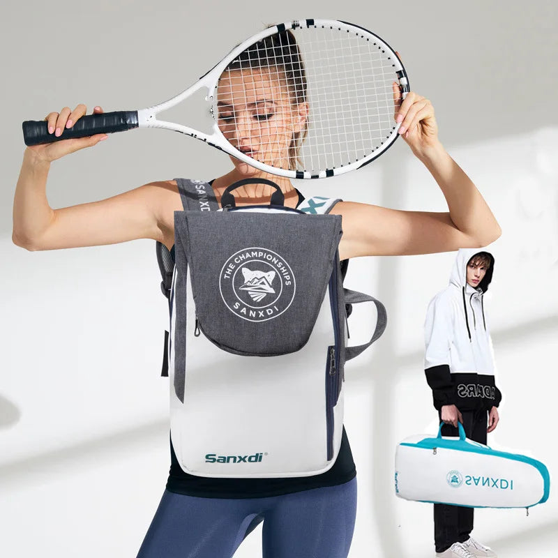 Sac à dos pliable pour pagaie de tennis, sacs de sport de grande capacité