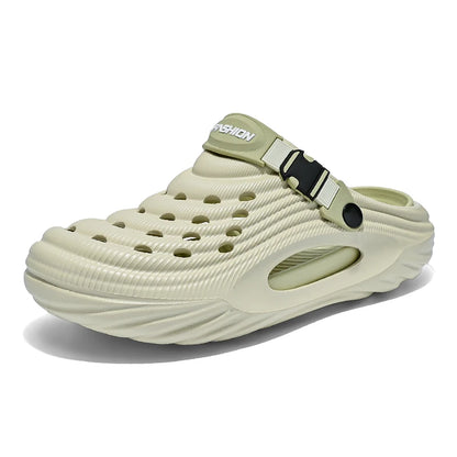 Baotou sabots pantoufles d'été à semelles épaisses