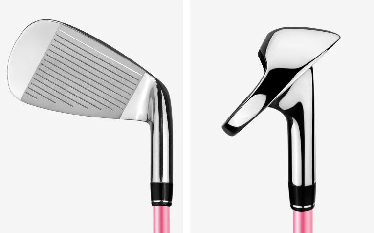 Ensemble de clubs de golf en carbone en acier inoxydable pour main gauche en fer
