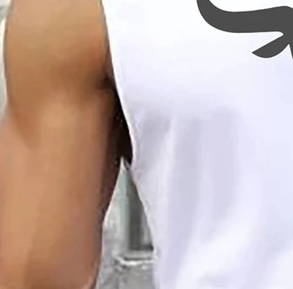 Ärmelloses Fitness-Tanktop-T-Shirt für Herren