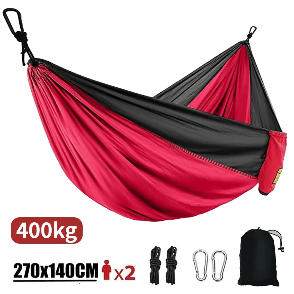 Double Person outdoor Parachute Hammock & Straps