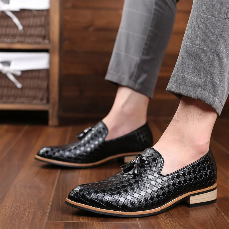 Autumn Leather Slip-On Loafers