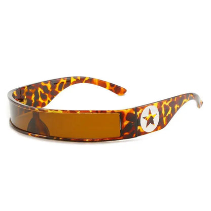 Unisex Star Style Narrow Frame Sunglasses